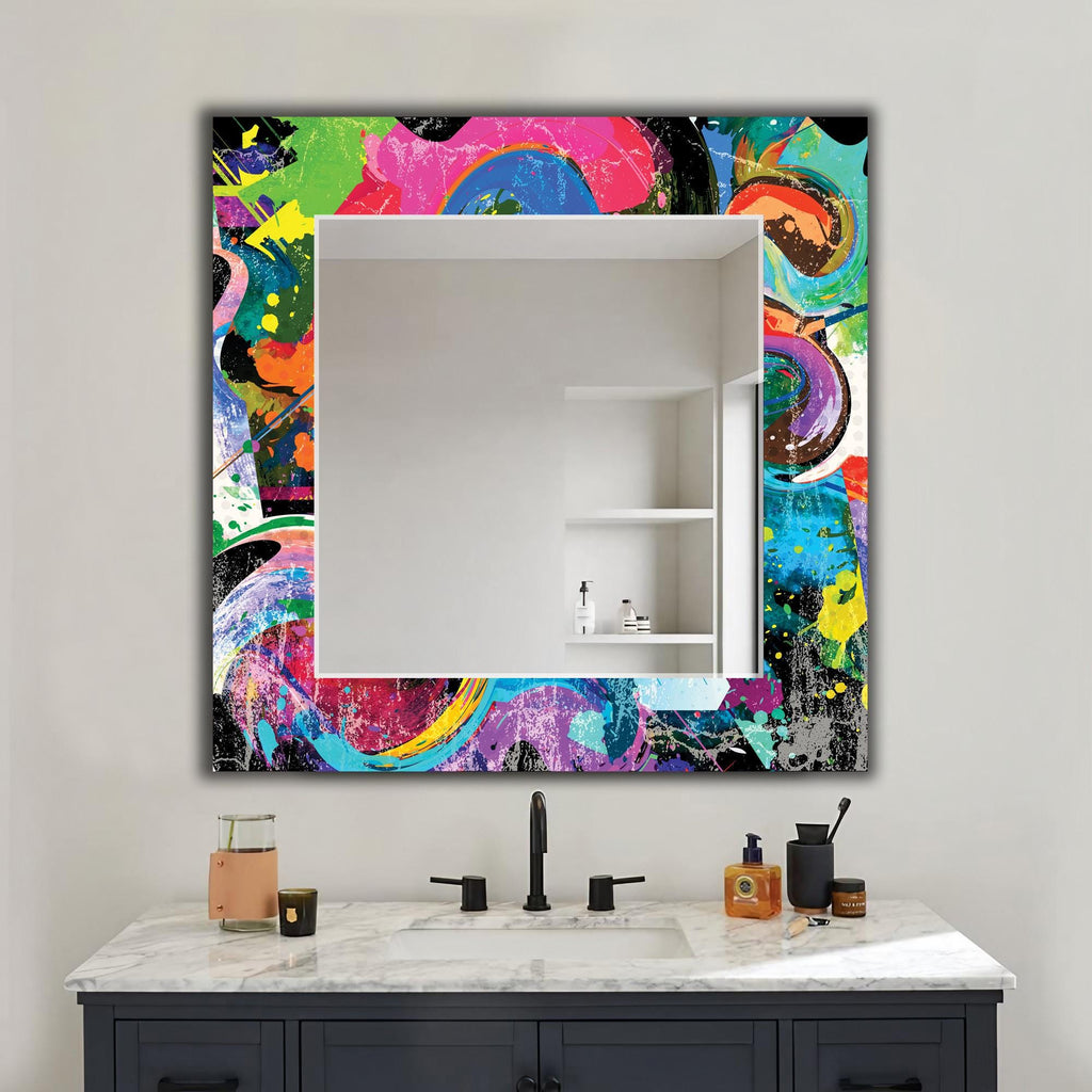 Customizable Mirror, Wall Art as Mirror | Decorative Mirror | Large Statement Mirror