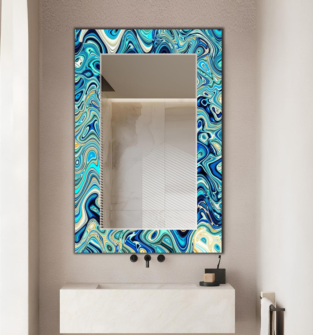 Customizable Mirror, Wall Art as Mirror | Decorative Mirror | Large Statement Mirror