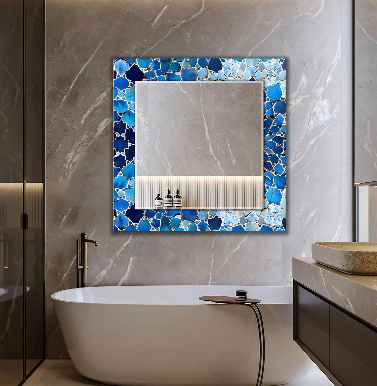 Customizable Mirror, Wall Art as Mirror | Decorative Mirror | Large Statement Mirror