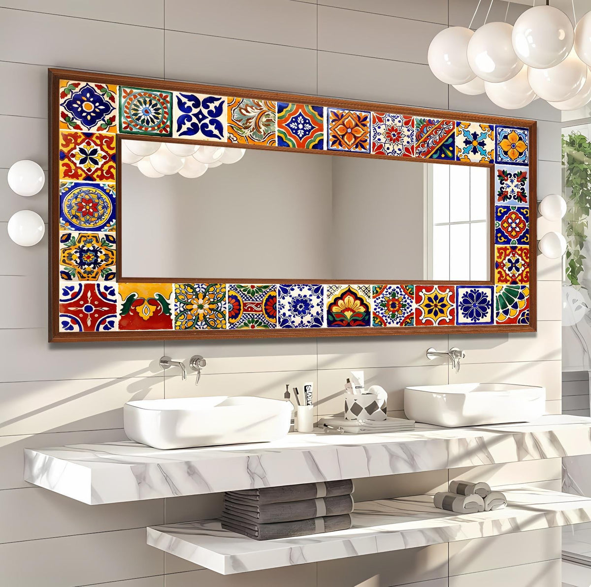 Customizable Mirror, Wall Art as Mirror | Decorative Mirror | Large Statement Mirror