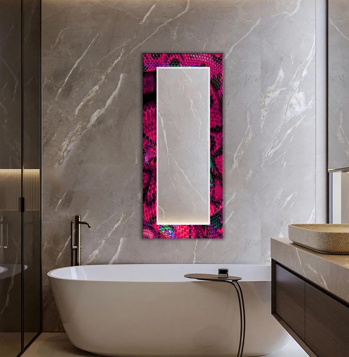 Customizable Mirror, Wall Art as Mirror | Decorative Mirror | Large Statement Mirror