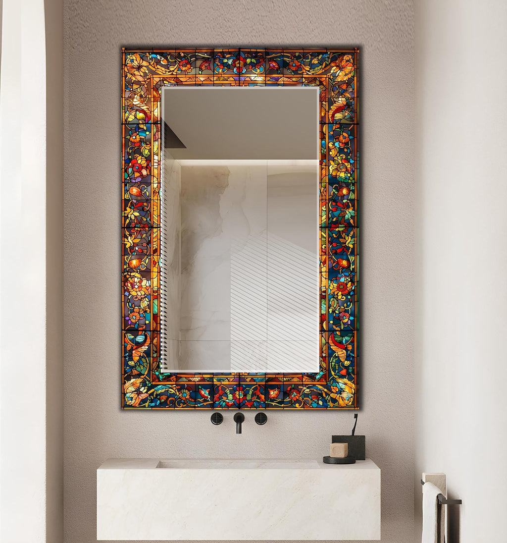 Customizable Mirror, Wall Art as Mirror | Decorative Mirror | Large Statement Mirror
