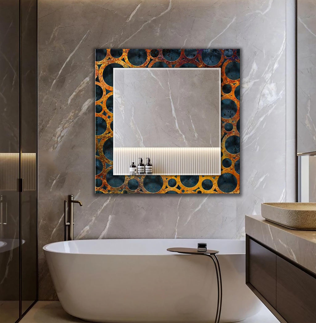 Customizable Mirror, Wall Art as Mirror | Decorative Mirror | Large Statement Mirror