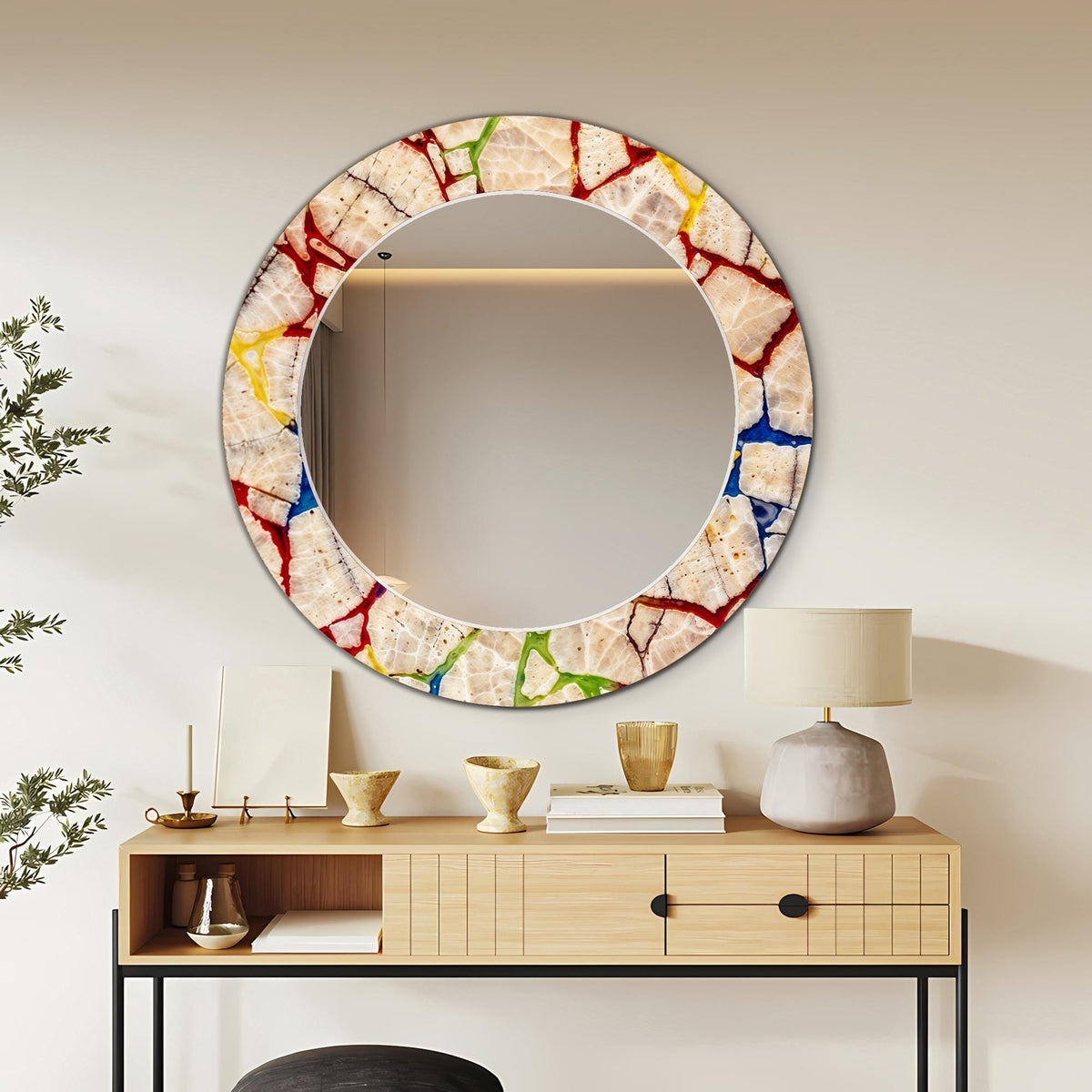 Customizable Mirror, Wall Art as Mirror | Decorative Mirror | Large Statement Mirror