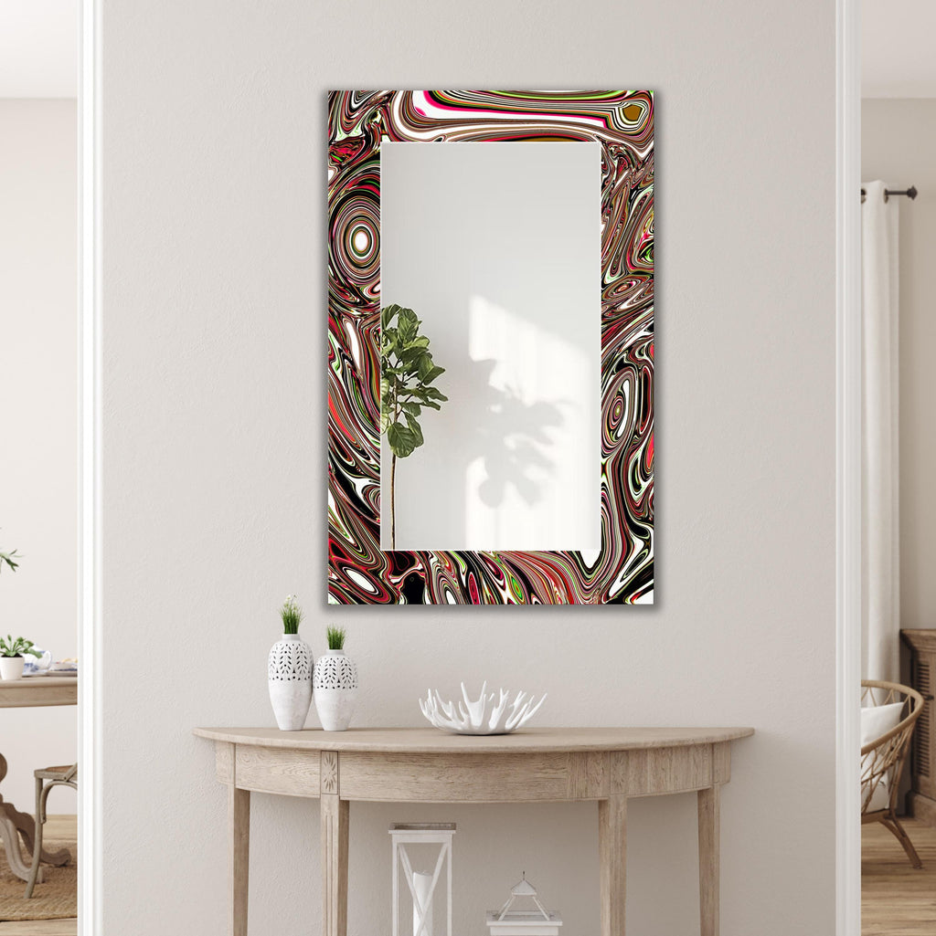 Customizable Mirror, Wall Art as Mirror | Decorative Mirror | Large Statement Mirror