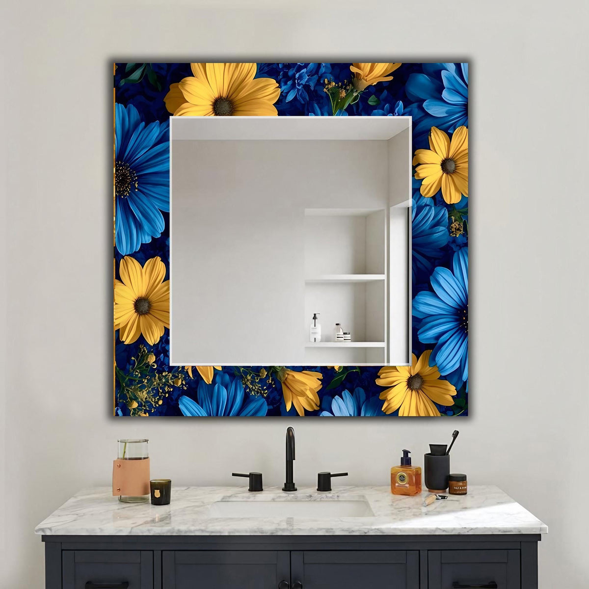 Customizable Mirror, Wall Art as Mirror | Decorative Mirror | Large Statement Mirror