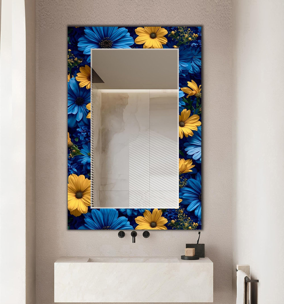 Customizable Mirror, Wall Art as Mirror | Decorative Mirror | Large Statement Mirror