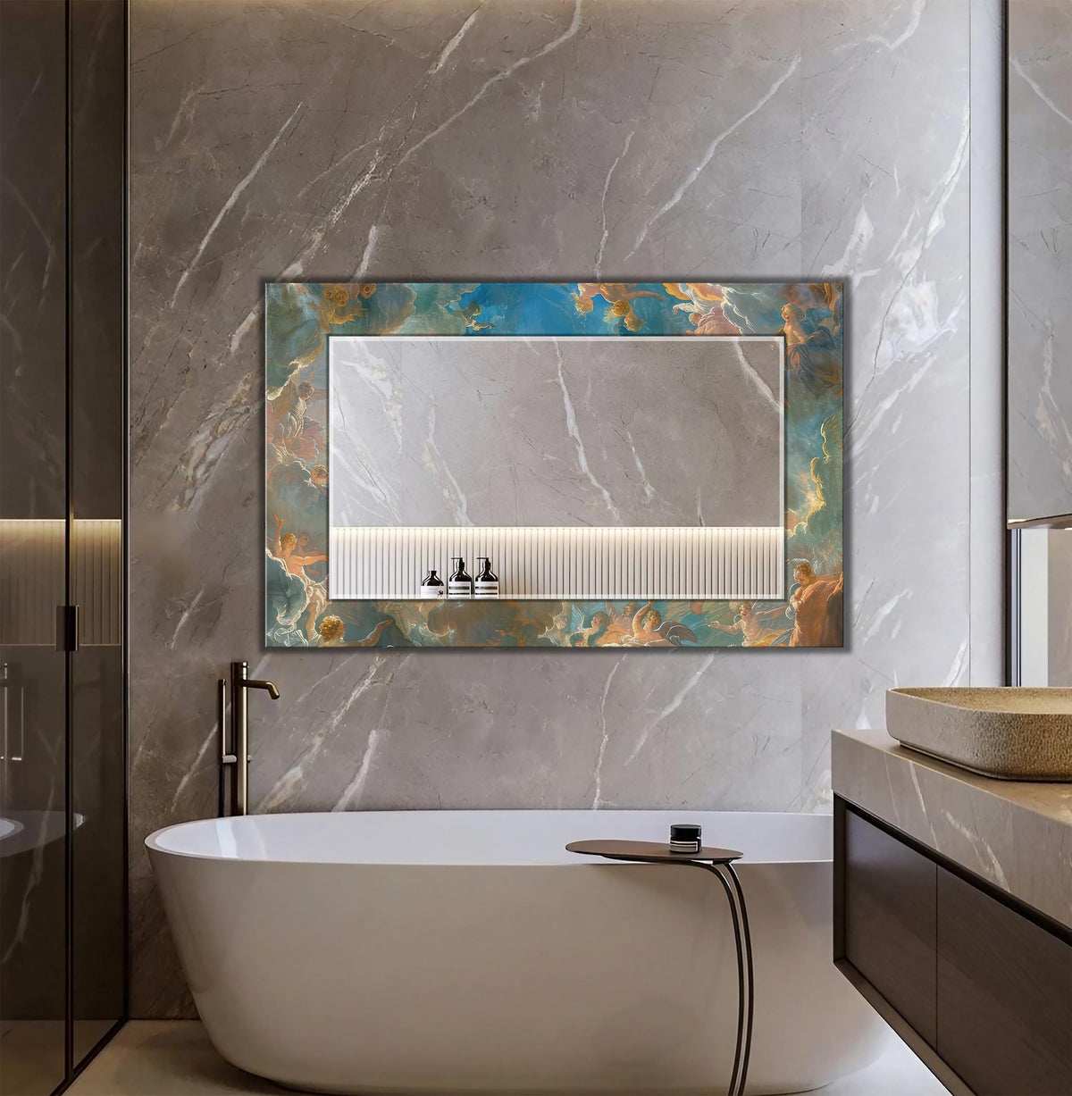 Customizable Mirror, Wall Art as Mirror | Decorative Mirror | Large Statement Mirror