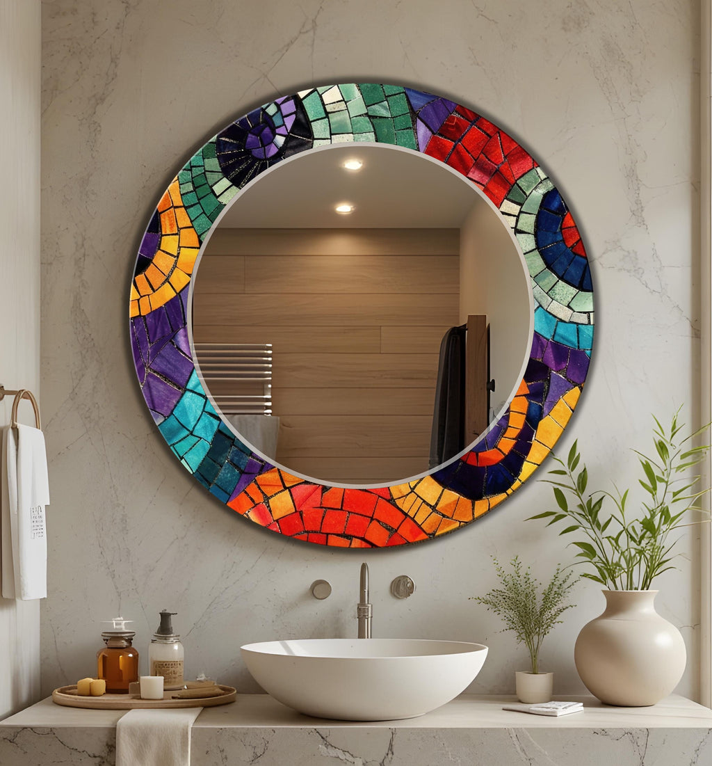 Customizable Mirror, Wall Art as Mirror | Decorative Mirror | Large Statement Mirror