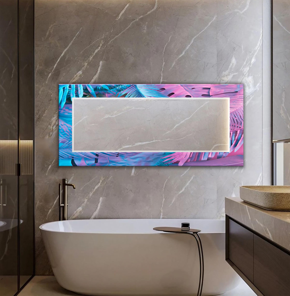 Customizable Mirror, Wall Art as Mirror | Decorative Mirror | Large Statement Mirror
