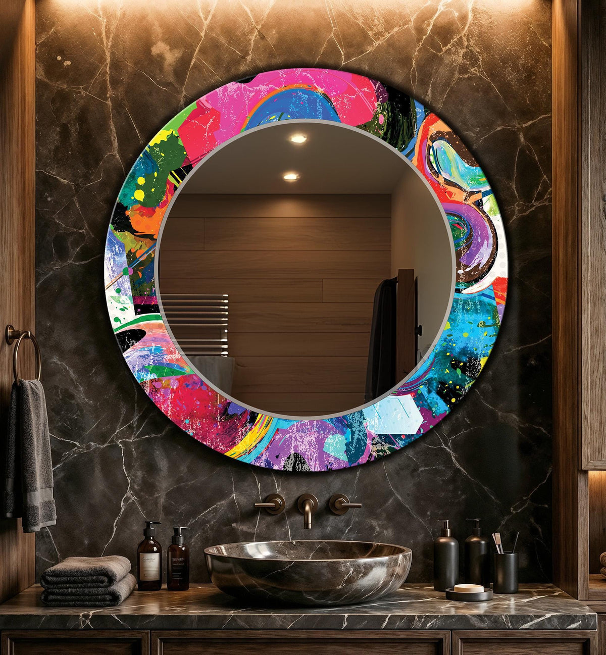 Customizable Mirror, Wall Art as Mirror | Decorative Mirror | Large Statement Mirror