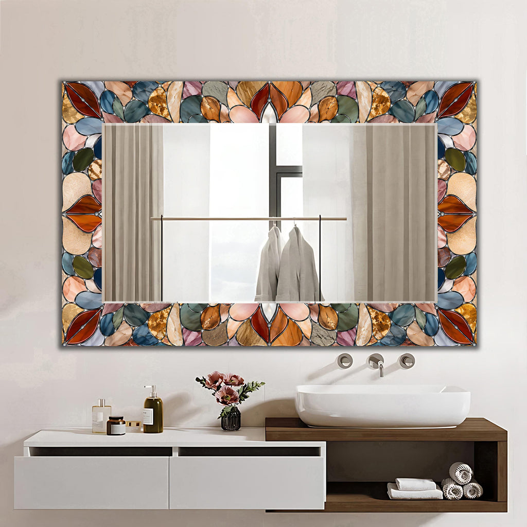 Customizable Mirror, Wall Art as Mirror | Decorative Mirror | Large Statement Mirror
