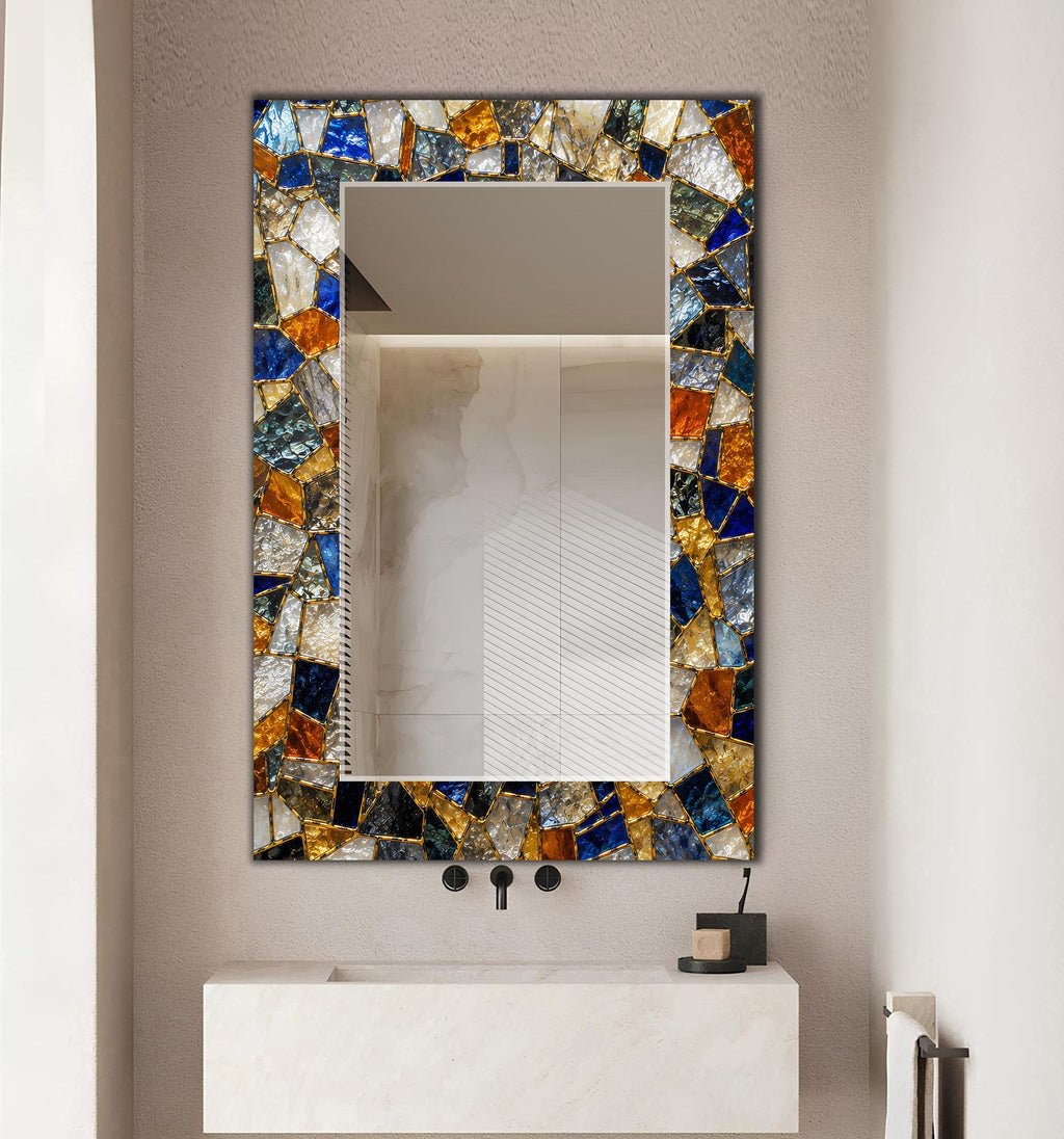 Customizable Mirror, Wall Art as Mirror | Decorative Mirror | Large Statement Mirror
