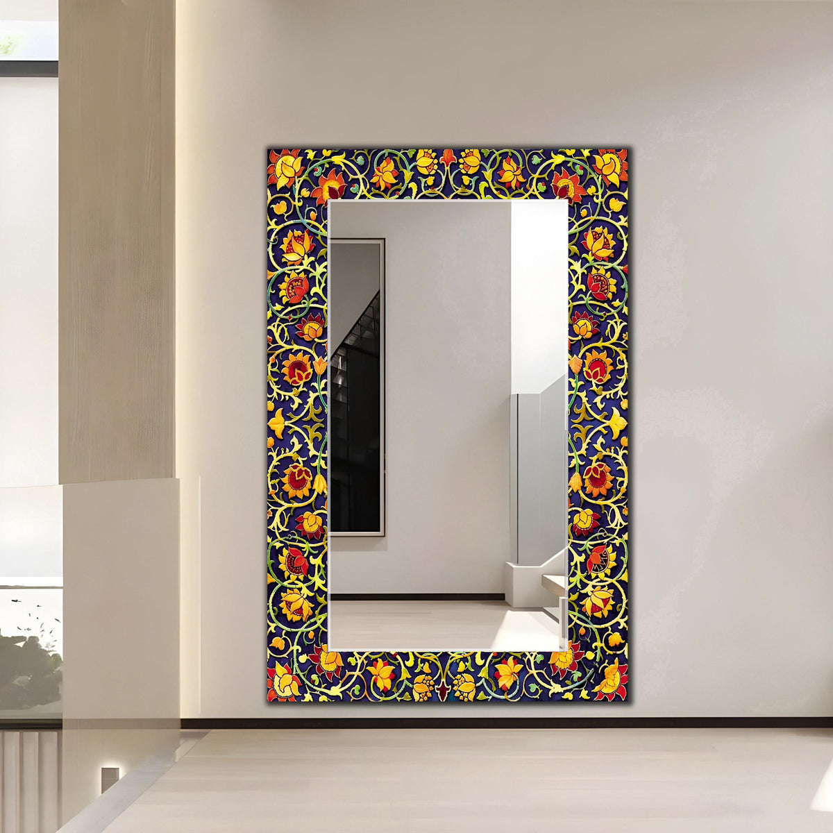 Customizable Mirror, Wall Art as Mirror | Decorative Mirror | Large Statement Mirror