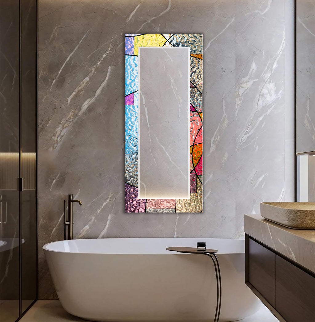 Customizable Mirror, Wall Art as Mirror | Decorative Mirror | Large Statement Mirror