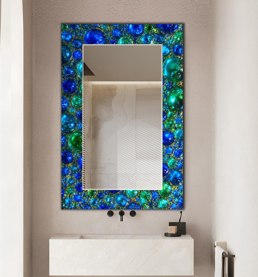 Customizable Mirror, Wall Art as Mirror | Decorative Mirror | Large Statement Mirror