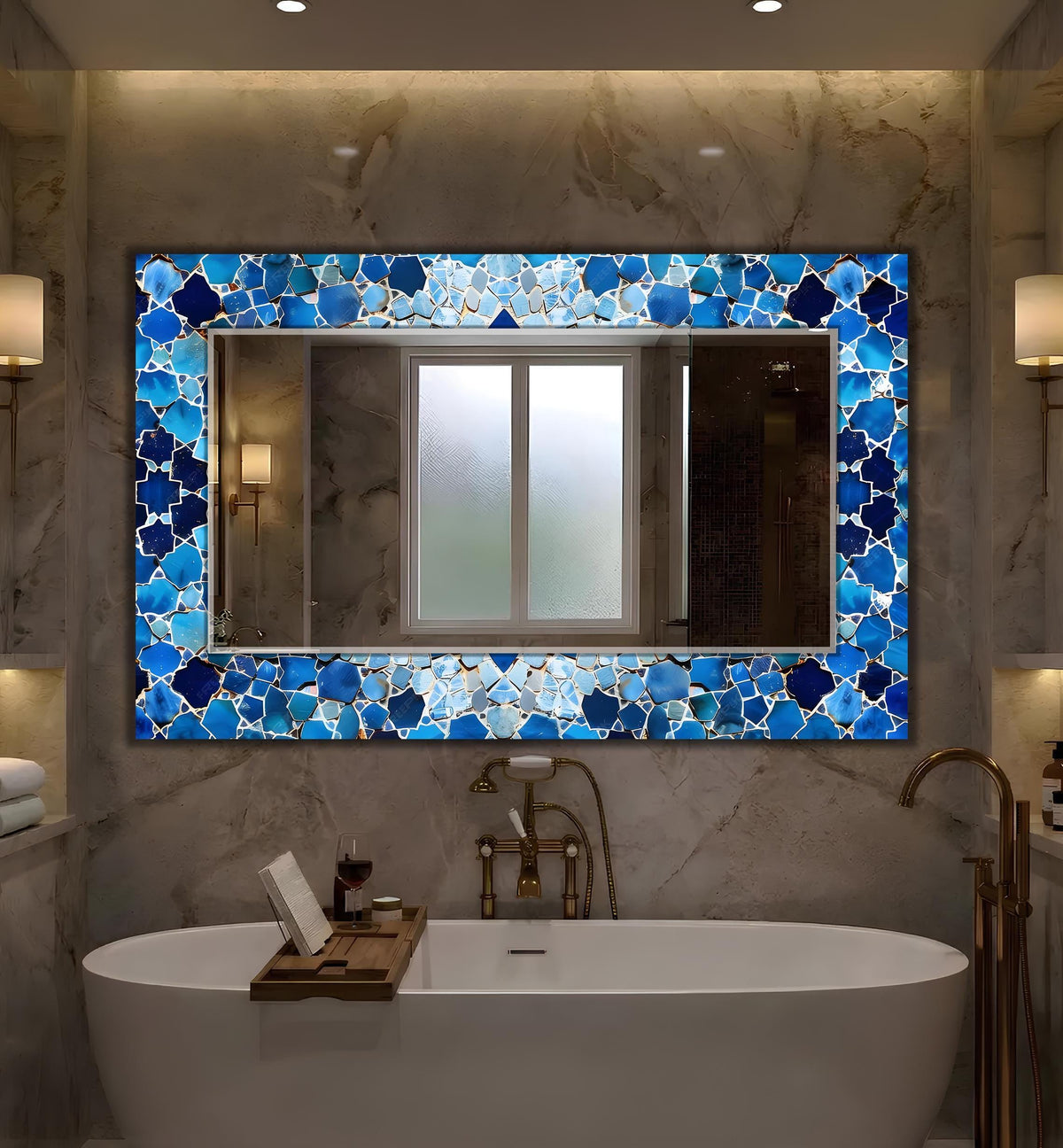 Customizable Mirror, Wall Art as Mirror | Decorative Mirror | Large Statement Mirror