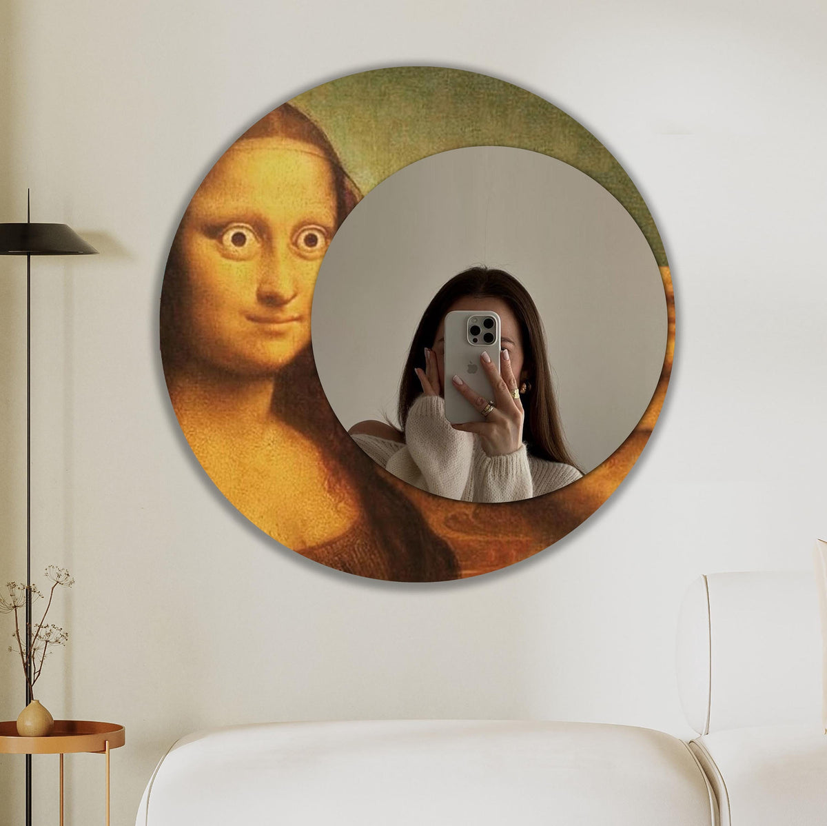 Customizable Mirror, Wall Art as Mirror | Decorative Mirror | Large Statement Mirror