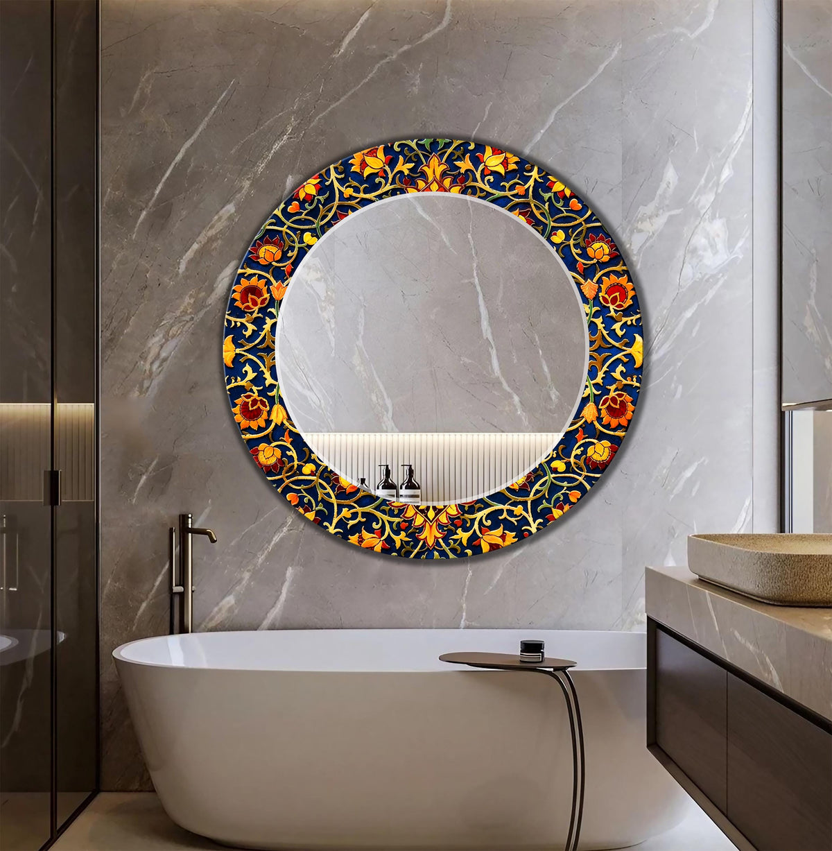 Customizable Mirror, Wall Art as Mirror | Decorative Mirror | Large Statement Mirror