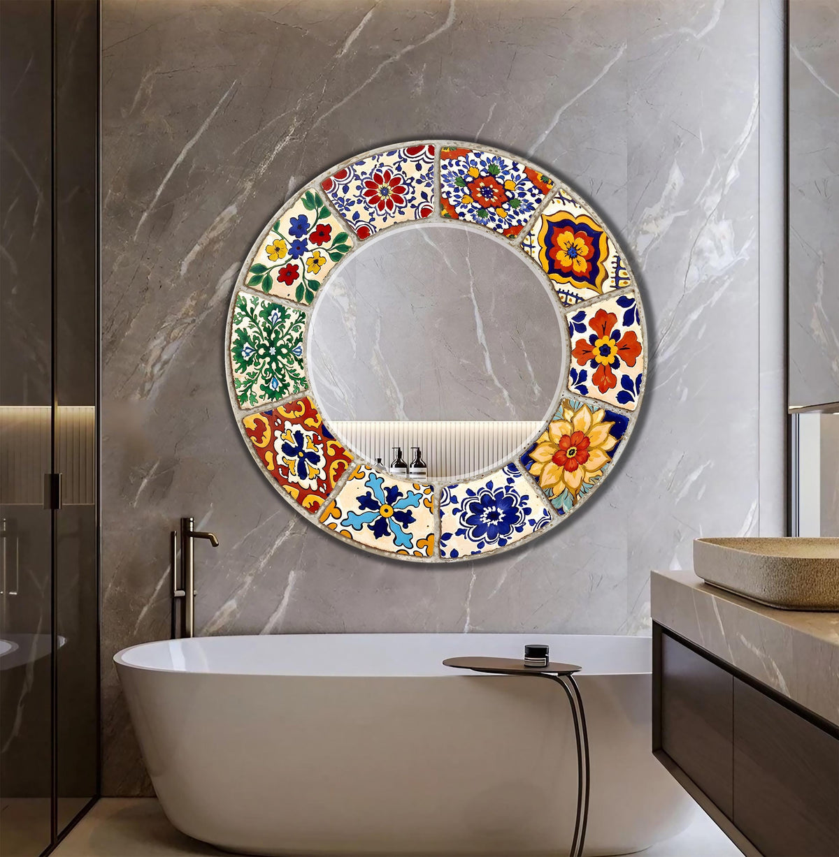 Customizable Mirror, Wall Art as Mirror | Decorative Mirror | Large Statement Mirror