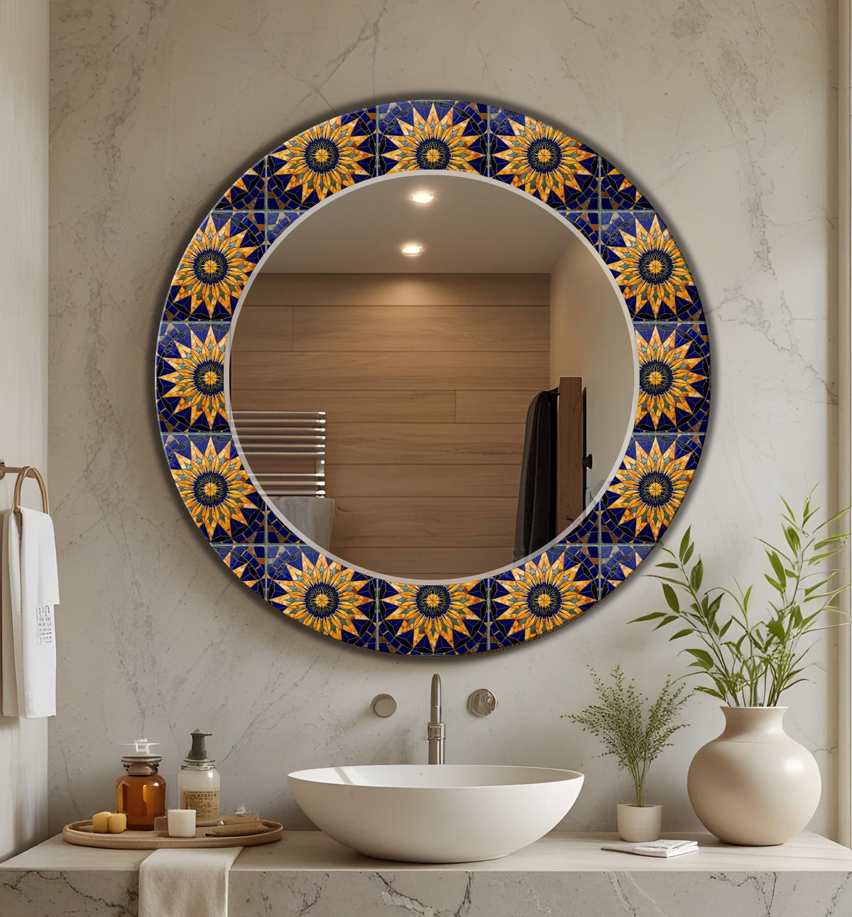 Customizable Mirror, Wall Art as Mirror | Decorative Mirror | Large Statement Mirror