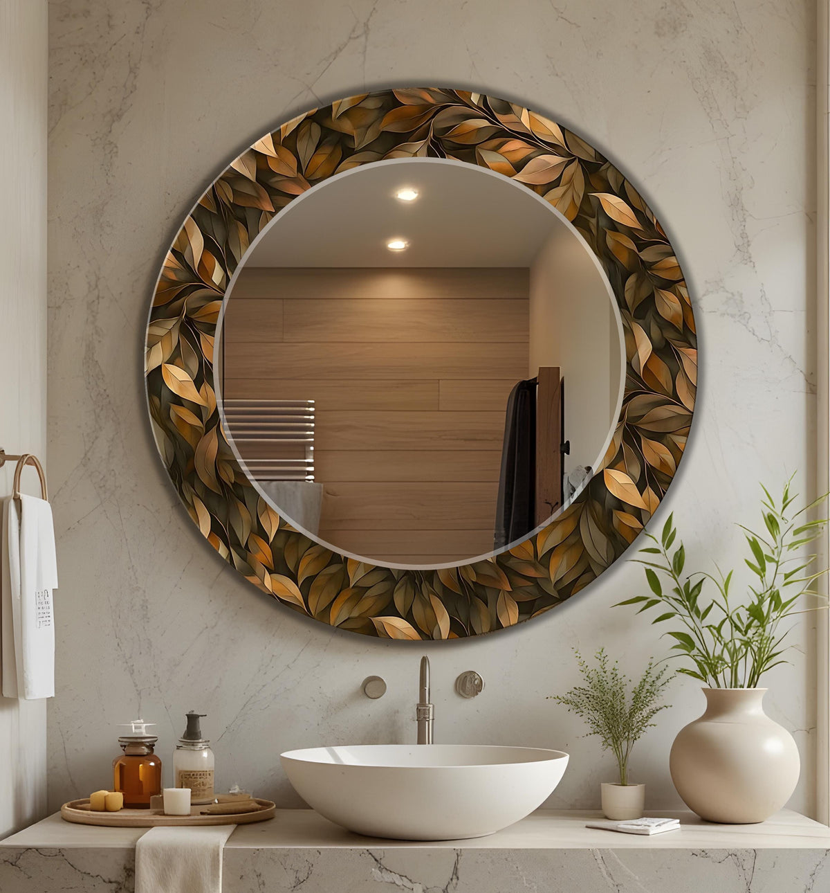 Customizable Mirror, Wall Art as Mirror | Decorative Mirror | Large Statement Mirror