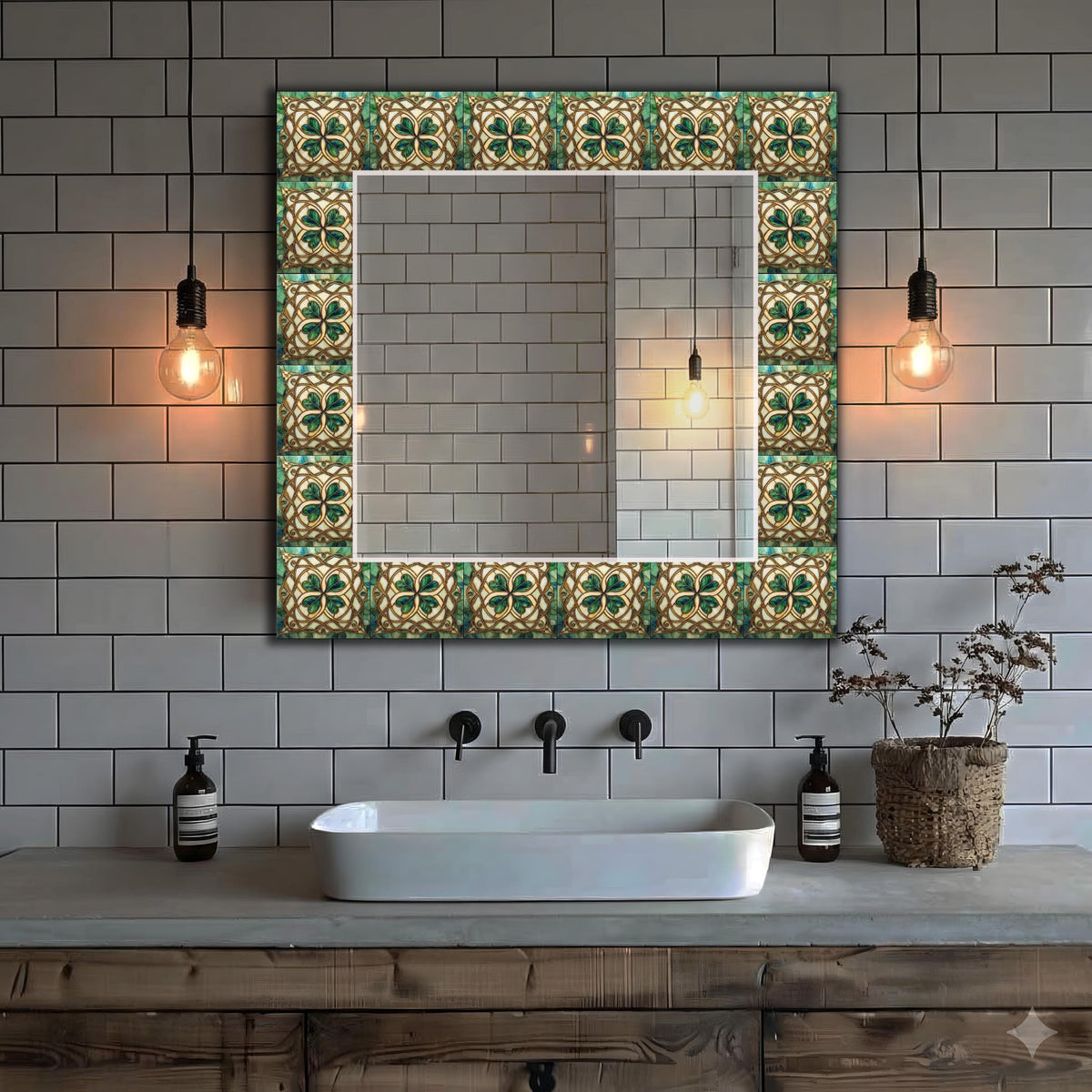 Customizable Mirror, Wall Art as Mirror | Decorative Mirror | Large Statement Mirror