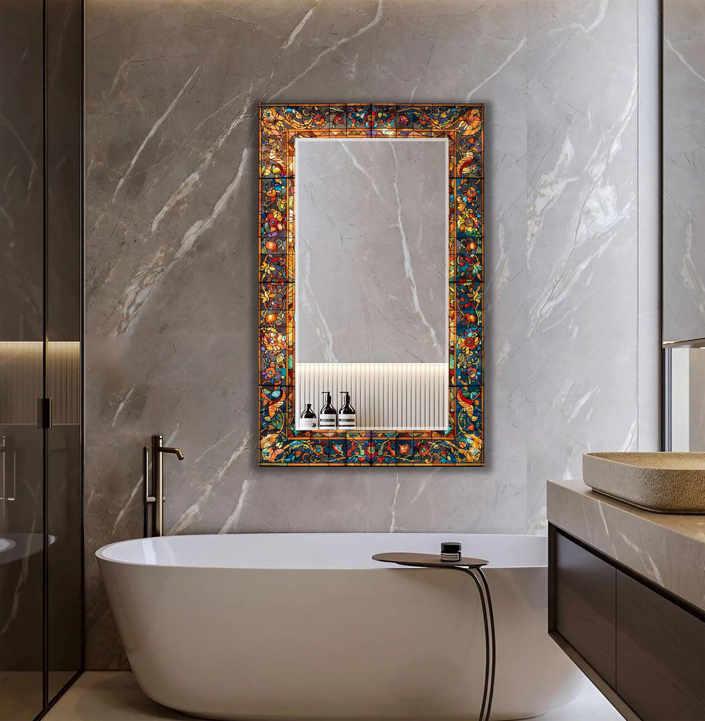 Customizable Mirror, Wall Art as Mirror | Decorative Mirror | Large Statement Mirror