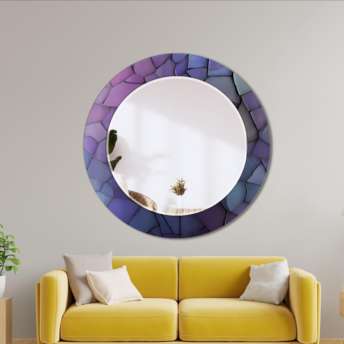 Customizable Mirror, Wall Art as Mirror | Decorative Mirror | Large Statement Mirror