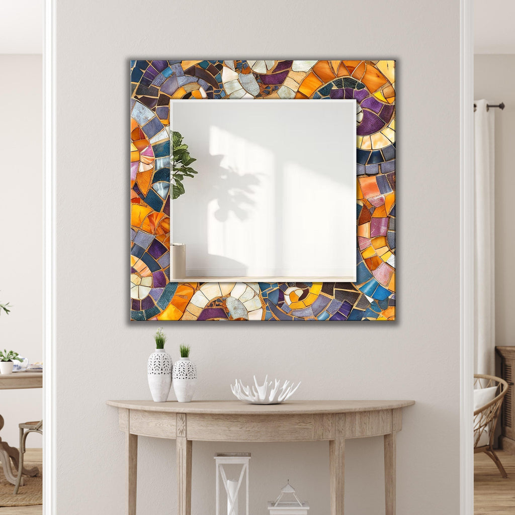 Customizable Mirror, Wall Art as Mirror | Decorative Mirror | Large Statement Mirror