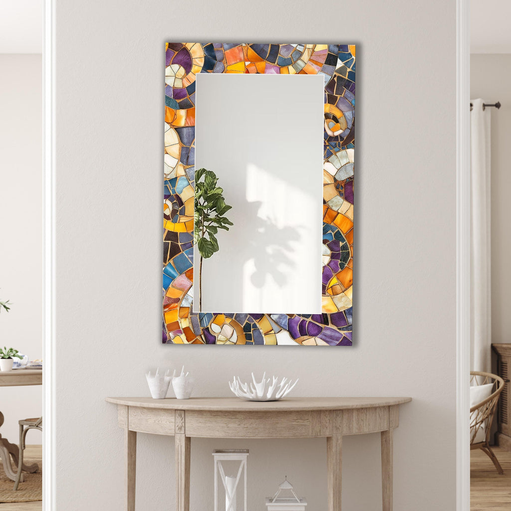 Customizable Mirror, Wall Art as Mirror | Decorative Mirror | Large Statement Mirror