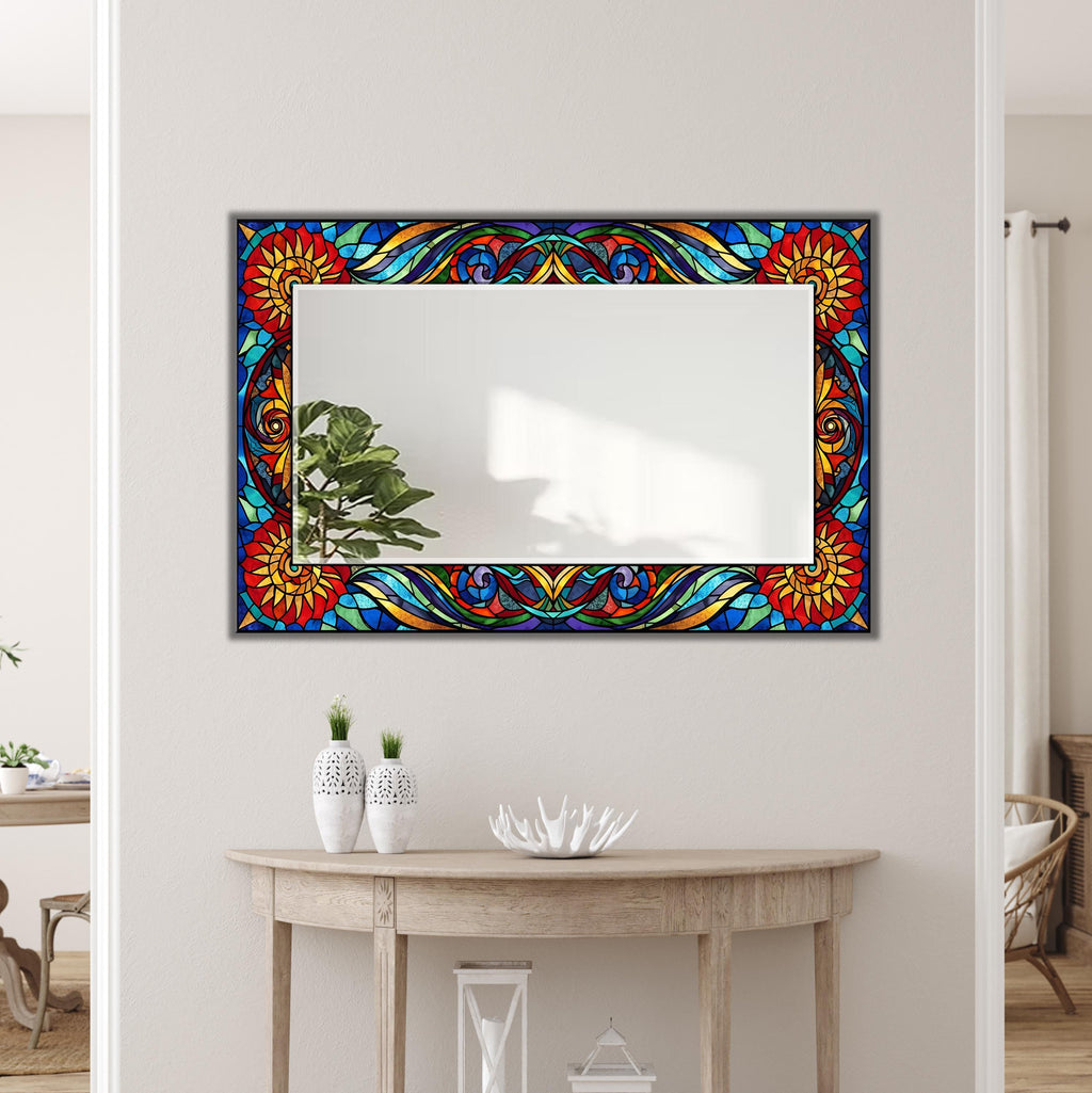 Customizable Mirror, Wall Art as Mirror | Decorative Mirror | Large Statement Mirror