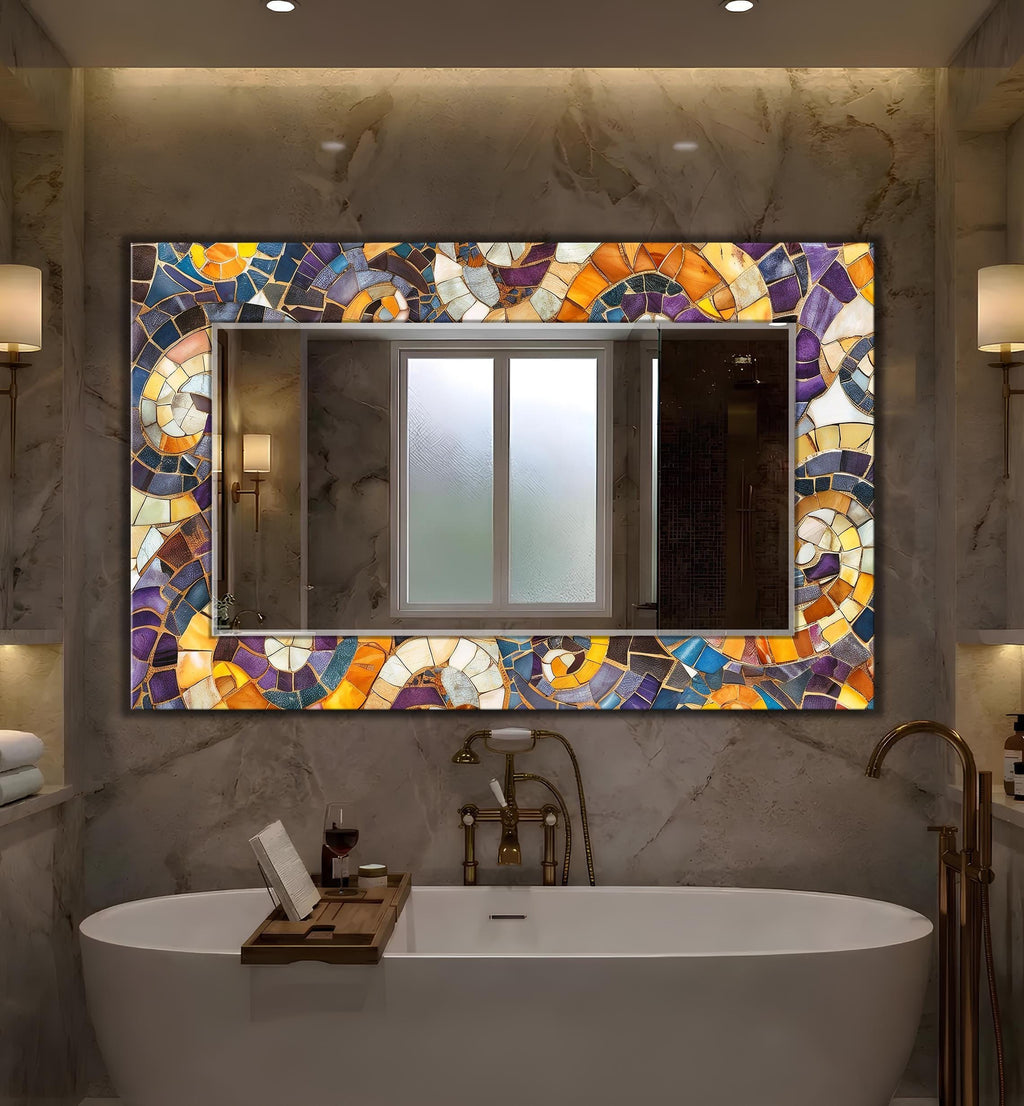 Customizable Mirror, Wall Art as Mirror | Decorative Mirror | Large Statement Mirror