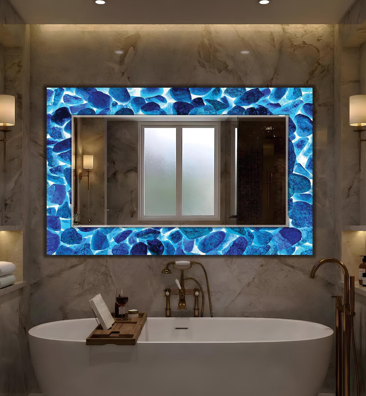 Customizable Mirror, Wall Art as Mirror | Decorative Mirror | Large Statement Mirror