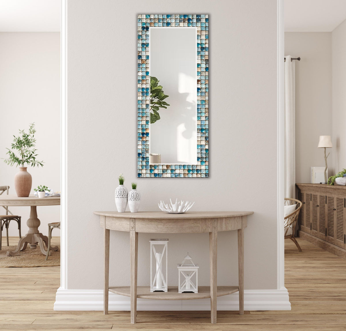 Customizable Mirror, Wall Art as Mirror | Decorative Mirror | Large Statement Mirror