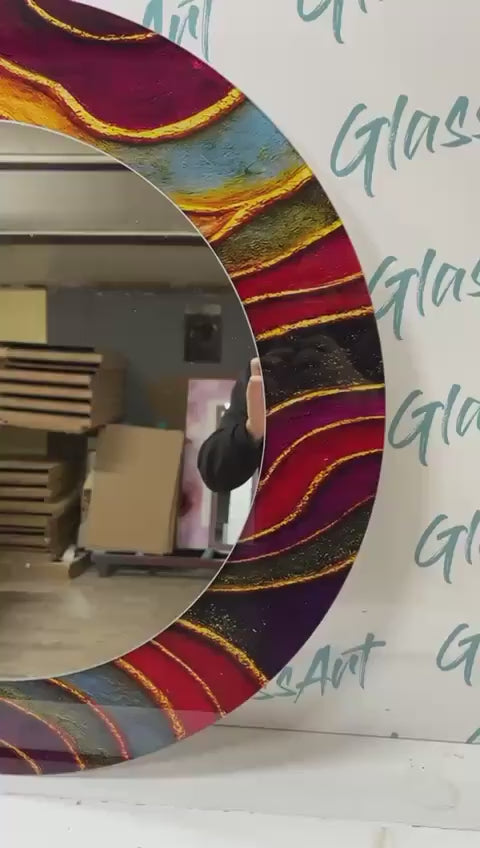 Customizable Mirror, Wall Art as Mirror | Decorative Mirror | Large Statement Mirror