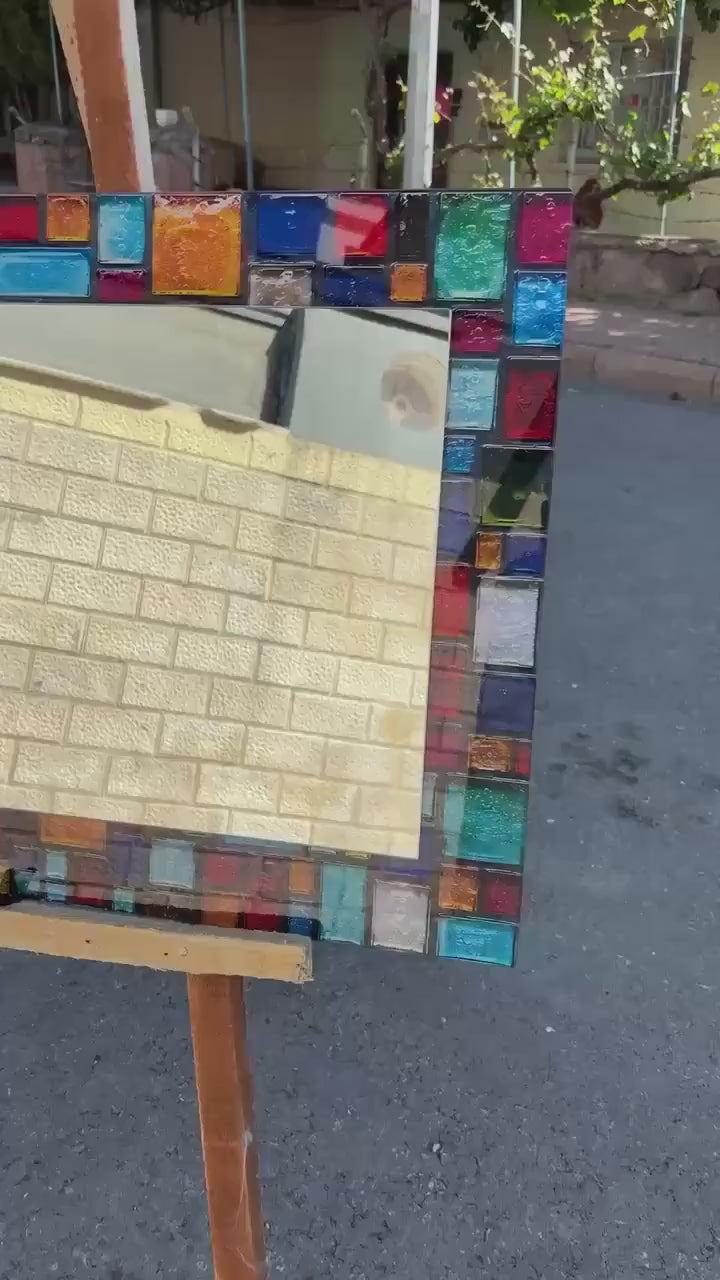 Customizable Mirror, Wall Art as Mirror | Decorative Mirror | Large Statement Mirror