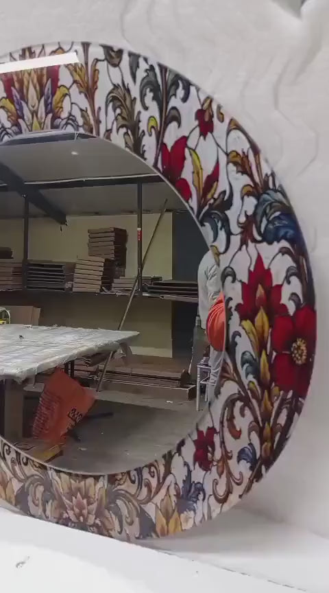 Customizable Mirror, Wall Art as Mirror | Decorative Mirror | Large Statement Mirror