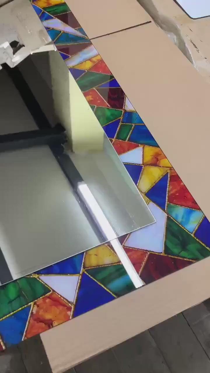 Customizable Mirror, Wall Art as Mirror | Decorative Mirror | Large Statement Mirror